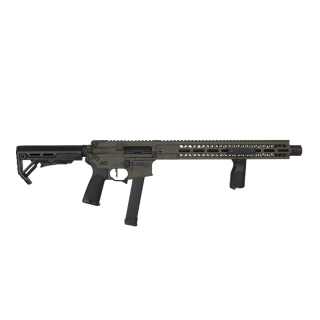 9mm Forged 16" Barrel Mod One Stock 15" M-Lok Rail Mini Can