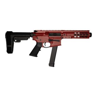 BM-9 Pistol 9mm Forged Receiver 7.5" Barrel SBA3 Tactical Brace 7" U-lok Rail Mini Can